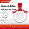 Indicador de Fluxo de Água Tipo Sela de Incêndio Zsj50~300 Atacado Chave de Fluxo de Água de Incêndio Tubo Fio Dispositivo de Fluxo de Saliva
