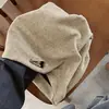 Gorro Baggy Estilo Preguiçoso para Mulheres com Circunferência da Cabeça Grande, Moda Outono e Inverno, Chapéu Pós-Parto Protetor de Orelhas, Chapéu para Clima Frio, Faz o Rosto Parecer Menor, Outros Acessórios
