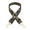 Nova cor transferência de calor flor alça de ombro larga moda bolsa embalagem acessórios fita ombro crossbody alça longa fronteira cruzada