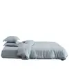 Juego de Cama de Cuatro Piezas Tencel 60S con Sensación de Hielo, Sábana Fresca y Sedosa, Funda Nórdica de Seda de Hielo