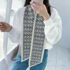 Otoño e invierno Nueva moda coreana bufanda de lana elástica tejida cálida versátil bufanda retro para estudiantes bufanda de invierno