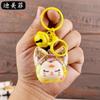 Adornos de botella de arena movediza líquida con aceite, bolsa ciega, botella de deriva creativa, regalo, llavero acrílico, accesorios, bolsa colgante