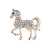 Broche de gatito caballo de venta caliente transfronterizo aleación alta animal ramillete 12 zodiaco pin accesorios de ropa venta al por mayor