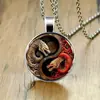 Llavero Colgante Decoración Accesorio Minimalista Yin-Yang Dragón Transfronterizo Unisex Universal Accesorio para Coche Colgante Llavero