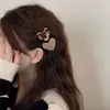 Cor de acetato linda presilha de cabelo japonesa e coreana nova fofa para franja lateral de cabelo partido presilha bico de pato adorno de cabeça