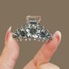 Horquilla Retro de Flores Estilo Chino Mediana Clip de Agarre Sentido de Alta Gama Parte Posterior de la Cabeza Clip Tiburón Gujin Clip de Agarre para el Cabello Accesorios para el Cabello