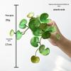 Mini Folhas Falsas Simuladas Borracha Macia Planta Suculenta Folha de Antúrio Grama Dinheiro de Cobre Decoração de Casa Planta Verde Floresta Decoração Macia