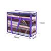 Bolsa de almacenamiento de edredón de gran capacidad transfronteriza, bolso de mano para ropa, plegable, bolsa gruesa de PVC, impermeable, a prueba de humedad, bolsa organizadora