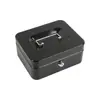 Caja de alcancía de hierro portátil con cerradura caja de almacenamiento caja de almacenamiento mediana caja de depósito caja pequeña caja de cambio