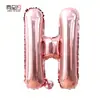 Globos de Papel de Aluminio de 16 Pulgadas, Números Dorados Rosados 0-9, Letras A-Z, Globos para Fiesta de Cumpleaños, Suministros, Decoración, Arreglo