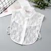 Blusa de Cuello Falso Cuello Falso al por Mayor Decorativo Coreana Versátil Retro Cuello de Muñeca Verano Otoño Invierno Algodón Puro Cuello Falso