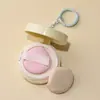 Esponja de aire para maquillaje con forma de gota de agua, esponja para el pulgar sin látex, doble uso para seco y húmedo, esponja de polvos, esponja para el dedo para cushion
