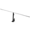 Suporte de rack para tecido de máquina de tricô circular grande, barra de parada de tecido em forma de T de aço inoxidável, base de rack de exibição de tecido, acessórios para máquina de enrolar tecido, acessórios para máquina de tricô circular
