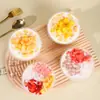 Tazón especial para gelatina de hielo, tazón desechable para gelatina de hierba, leche con doble piel, ensalada de frutas, uso comercial, tazón de embalaje redondo de PP de alta transparencia