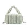 Bolso de peluche para mujer, otoño e invierno 2023, nuevo bolso de moda sencillo para mujer, estilo coreano, elegante bolso de mensajero peludo para mujer