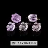Cuentas Sueltas de Amatista Lavanda Natural en Forma de Corazón, Cuentas Espaciadoras de Corazón Transparente Color Melocotón Morado Claro, Accesorios para Manualidades con Cuentas Hechos a Mano, Venta al por Mayor desde el Fabricante