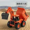 Vehículo de Ingeniería de Aleación Inercial Excavadora de Simulación de Manivela Camión Mezclador Camión Cisterna de Petróleo Juguete Resistente a Caídas para Niño de 3 Años