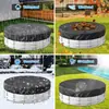 Cubierta para Piscina Exterior al por Mayor Tela Oxford Cubierta Redonda para Piscina Cubierta contra Polvo Protección Solar Impermeable a Prueba de Hojas a Prueba de Nieve Fábrica