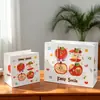 Bolsa de Regalo de Dibujos Animados de Apple Time Bolsa de Regalo de Cumpleaños Simple Engrosada Estilo Ins Bolsa de Papel Linda para Llevar en la Mano