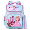 Mochila Escolar Desenho Animado Mochila Escolar Transfronteiriça Aluno do Ensino Fundamental Conjunto de Duas Peças 3-10 Anos Mochila Desenho Animado 3D de Casca Dura