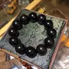 Pulsera de Sándalo Morado y Sándalo Negro para Hombres, Artesanía Fina de Sándalo, Cuentas Budistas de Agujero Pequeño, Pulsera para Mujeres, Fabricante de Rosario de Mano de 20 mm