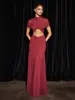 Suministro Transfronterizo de Alta Calidad Hecho a Medida para Plataformas Independientes de Comercio Exterior: Vestido de Malla Resistente Fruncido, Nuevo Modelo para Primavera/Verano 2026