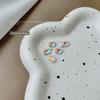 Joyería para uñas cielo estrellado blanco parpadeante blanco fondo puntiagudo Súper Flash forma de uña Taladro de cristal corazón torcido amor gordo Taladro cuadrado al por mayor