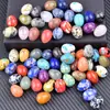Manualidades de Huevos de Cristal Mini Pascua Transfronterizos Adornos Accesorios para Joyería DIY Venta al por Mayor Huevos de Pájaro Decorativos