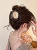 Goma para el pelo de flor de rosa seca 2026 Nuevo estilo Cuerda para coleta alta Accesorio para el pelo con un toque de alta gama, Elástico para el pelo de media coleta Accesorio para el pelo para mujer