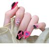 Joias de liga para unhas cor dopamina adesivo estrela de cinco pontas estrela do amor flor diamante acessórios decorações de unhas