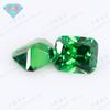 Huagang Gema Retangular Chanfrada Zircônia Verde Pedra Solta Atacado Pequeno Octógono Diamante Artificial Avó Zircônia Verde Gema
