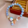 Pulsera de diamantes cuadrados, diseño elegante y moderno de la marca coreana Flu, pulsera delicada y con sentido de la moda, pulsera de celebridades de Internet, recién llegada para mujeres.