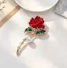 Broche de Novo Estilo Transfronteiriço, Corsage Colorido para Mulheres, Alfinete Exquisito, Estilo Retrô Europeu e Americano, Acessório para Terno, Joia Anti-Exposição