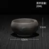 Xícara de Porcelana Branca para Chá Kung Fu, Xícara Pessoal para Degustação de Chá, Tigela de Chá, Xícara Individual de Cerâmica Pintada à Mão Azul e Branca para Mestre, Xícara de Vidro para Pu'Er