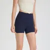 Pantalones Cortos Térmicos Seamless de Tiro Alto con Efecto Durazno para Mujer, Sin Líneas Incómodas, Adecuados para Correr, Fitness y Yoga