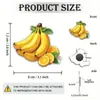 Adorno Colgante Transfronterizo Impresión Plana 2D Imán para Refrigerador Pegatina Decorativa Patrón de Fruta Decoración con Imán para Refrigerador Adecuado para Decorar