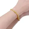 Mu Jing Joyería Transmisión en Vivo Nuevo Plata S925 Chapado en Oro Lujo Incrustado 4*6mm Huevo de Paloma Diamante Completo Diamante Amarillo Ovalado Pulsera para Mujeres