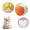Juguetes de Pelota Chirriante para Perros de Látex, Pelotas Sonoras Interactivas para Masticar para Cachorros y Perros Pequeños