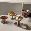 Taza Alta para Postre de Acero Inoxidable 304 Tazón para Helado, Pudín, Natillas Estilo Ins de Aspecto Elegante Popular Taza de Helado