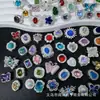 Caja Mágica Mariposa de Diamante Calabaza Corazón Flor Redonda Multicolor Ocho Agujeros Separadores Cuentas DIY Pulsera de Cuentas Accesorios para Collares