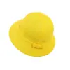 Chapéu de Pescador Personalizado para Crianças Fabricante Chapéu Amarelo para Jardim de Infância Chapéu com Bolinha Chapéu de Sol para Aluno do Ensino Fundamental