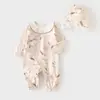 Mameluco para Bebé Niña, Bata de Algodón Puro sin Huesos para Recién Nacido para Bebé Masculino y Femenino, Ropa para Bebé, Infantil y Niño Pequeño, Traje para Gatear