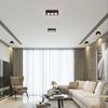Sala de estar minimalista montada en Ming sin luces principales, luces de cubo, luces Gersan, focos antideslumbrantes, focos LED de techo, downlights de techo