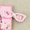 Grampo de cabelo para armação de óculos cor de doce para meninas, clipe bico de pato fofo para estilizar franjas, acessórios de cabelo cor de macaron, cabelo moderno