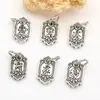 Plata Antigua Chiba Retro Fu Dao Clip Accesorios DIY Estilo Chino Colgante Clip Lateral Accesorios para Coleccionables