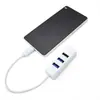 Hub USB Regleta Hub Pequeña 2.0 Mini Pequeño Hub de 4 Puertos Mini Compacto Hub USB Uno a Cuatro
