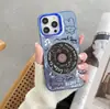 Tornamesas Rosa de Celebridad de Internet Cachorro Color IMD Plateado Funda para Teléfono Venta al por Mayor Adecuado para iPhone 17 Plus Funda Amigable con la Piel Anti-Caídas