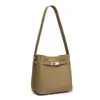Bolsa de Ombro Kelly de Couro de Vaca de Primeira Camada para Mulheres 2026 Novo Estilo de Verão Bolsa Saco Bolsa Tote com Fechadura Bolsa de Couro Genuíno para Mulheres