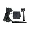 Cadena de luces LED solares con control remoto de Amazon 4V ambiente festivo decorativa exterior impermeable luces de cadena solares