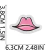 Linda Chica Ropa Rosa Pegatinas de Tela Bordadas Parches para Chaqueta Bolsa Fresa Estrella de Cinco Puntas Vestido Pegatinas de Parche Parche Bordado
